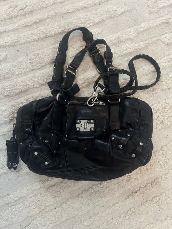 Juicy Couture Handbags - Black Leather vintage Y2K vintage authentic juicy couture Handbag